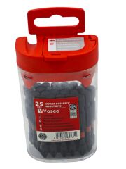 6350   Vosco Impact Bits Uç Pz2-50Mm 25Li
