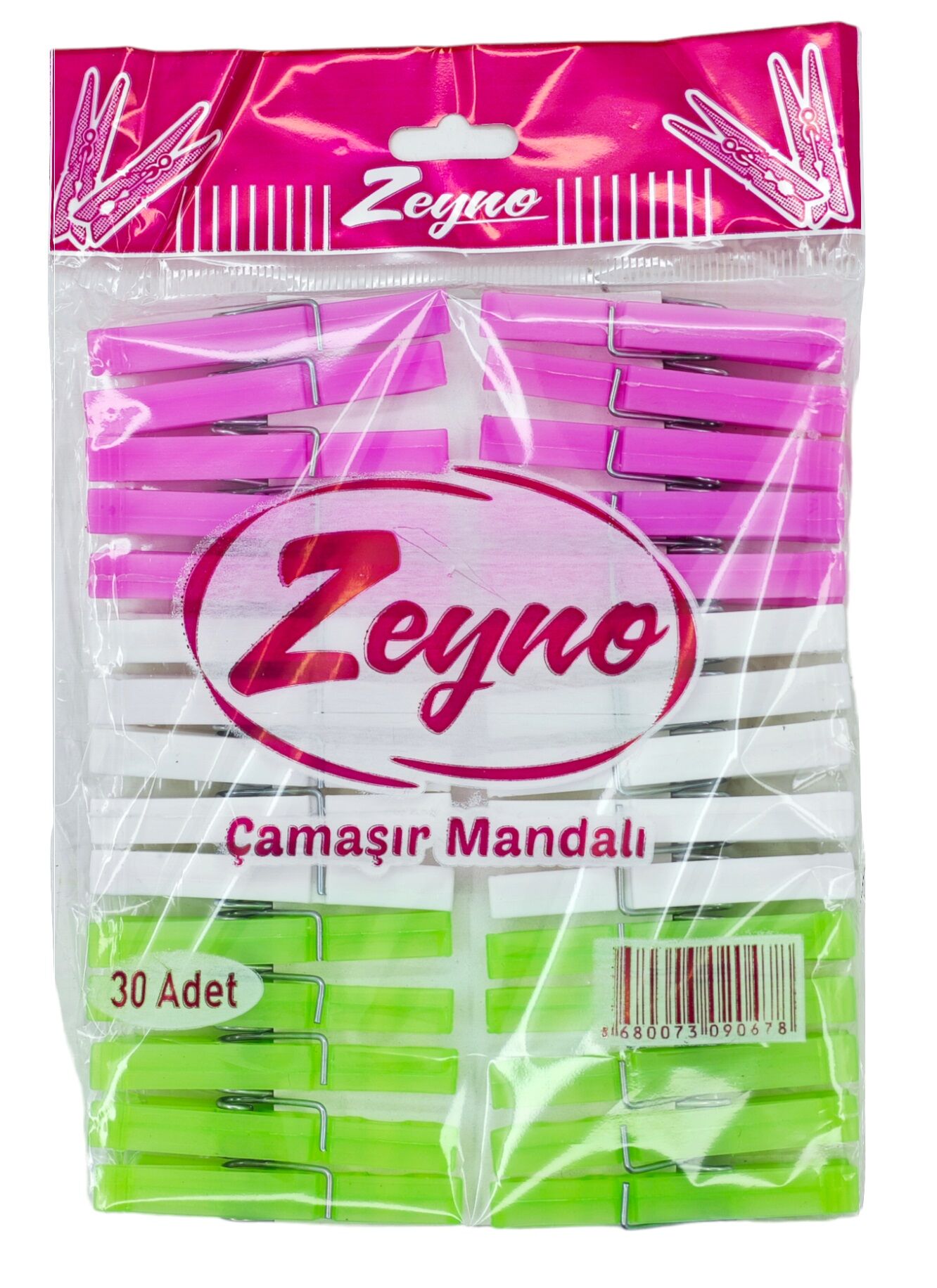 9067   Zeyno Çamaşır Mandalı 30Lu