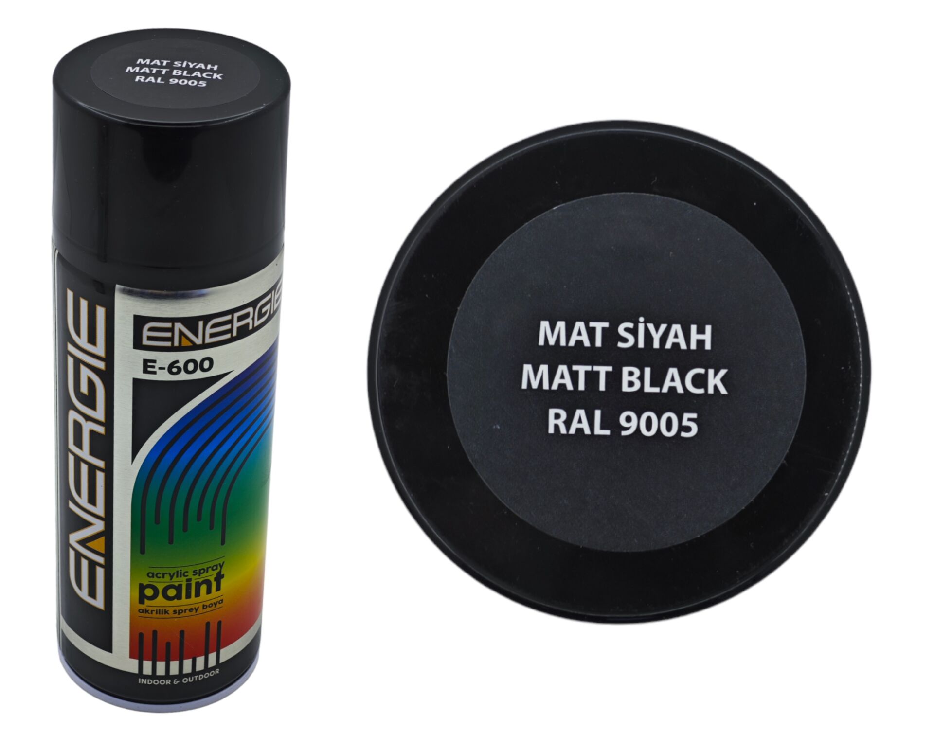 Ral 9005   Energıe E-600 Sprey Boya 400Ml - Mat Siyah