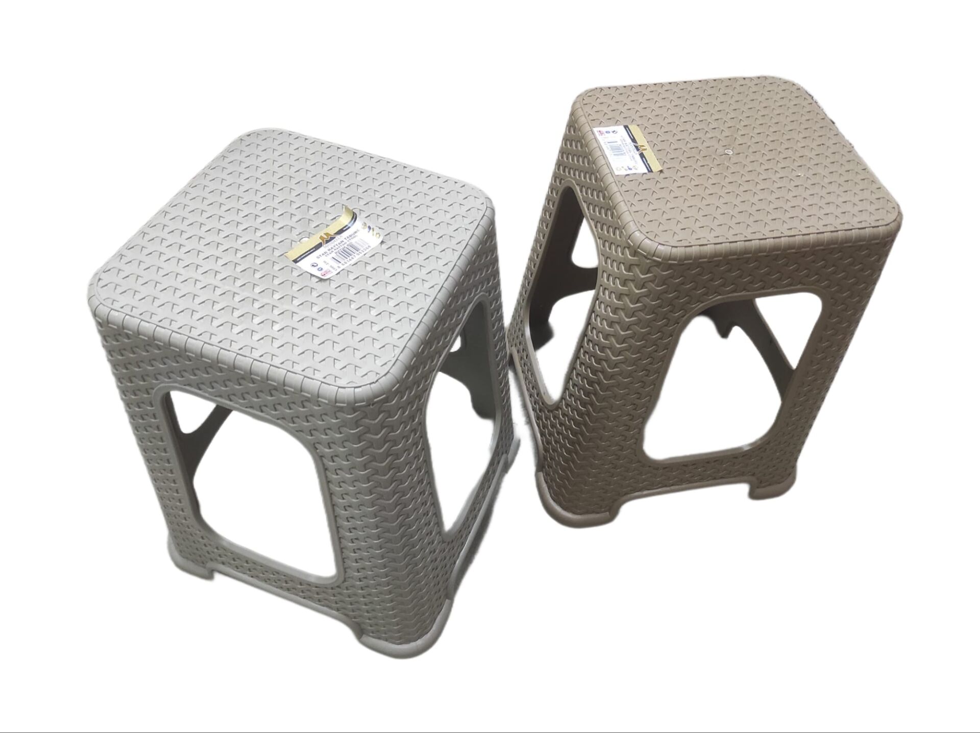 236   Sağlam Star Rattan Tabure - Büyük