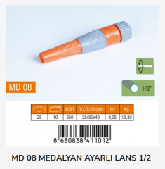Md 08   Medalyan Ayarlı Lans 1/2