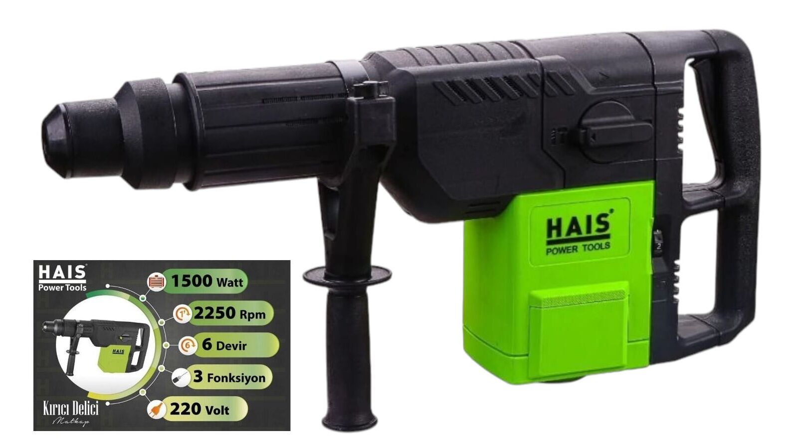 Z1C-ZT2-52   Hais Kırıcı Delici Matkap 1500W 10kg