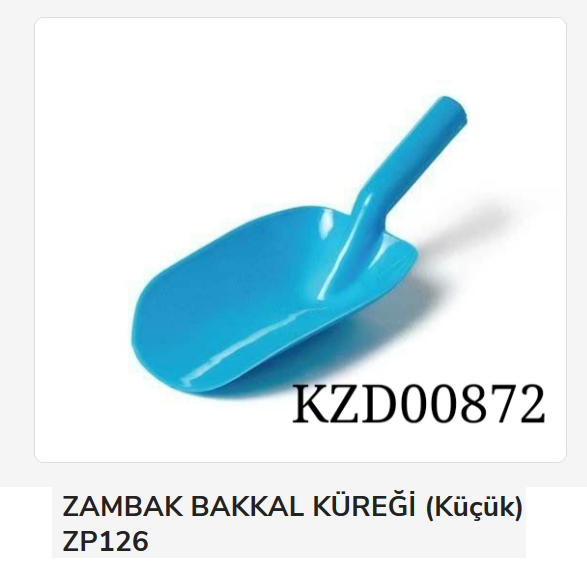 Zp126   Zambak Bakkal Küreği (Küçük)