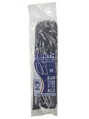 4037   Zenith Kablo Bağı - Plastik Kelepçe 3.6mm 370mm - Siyah