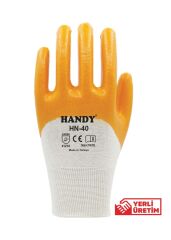 HN-40   Handy Sarı Nitril Eldiven 10''