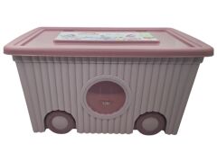 F379   Flora Trendy Tekerlekli Oyuncak Kasası 60lt