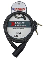 Mk2470   Bay-Tec Bisiklet Kilidi 80Cm