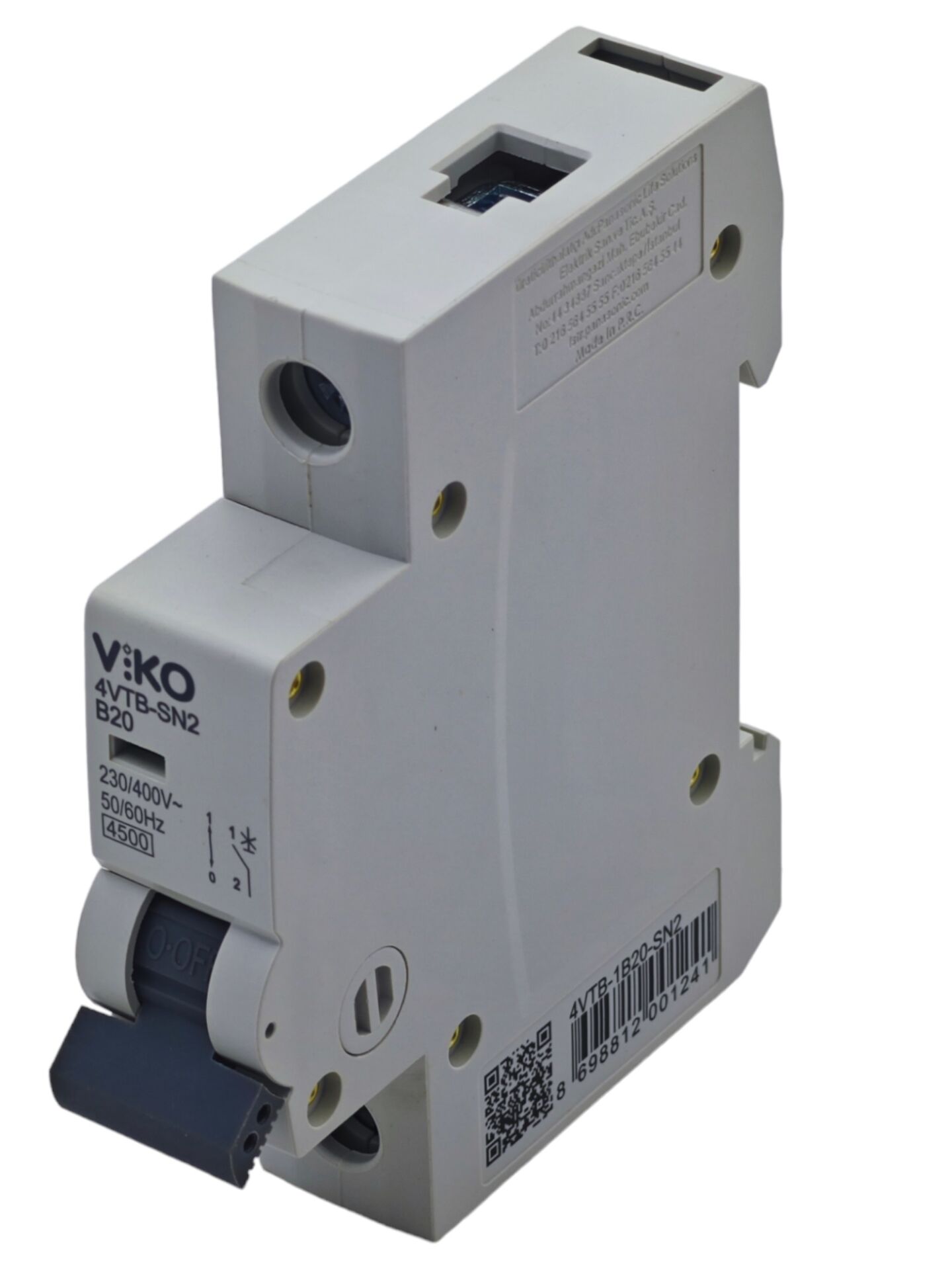 4Vtb-1B20-Sn2   Viko Otomatik Sigorta 20A