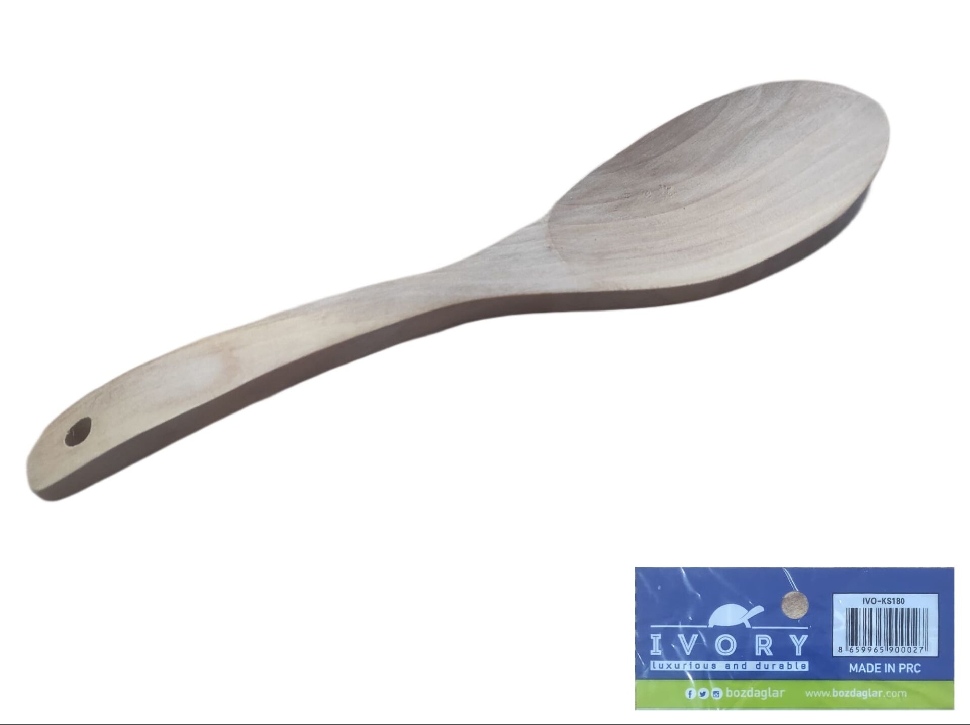 Ivo-Ks180   Ivorı Bambu Ahşap Kaşık