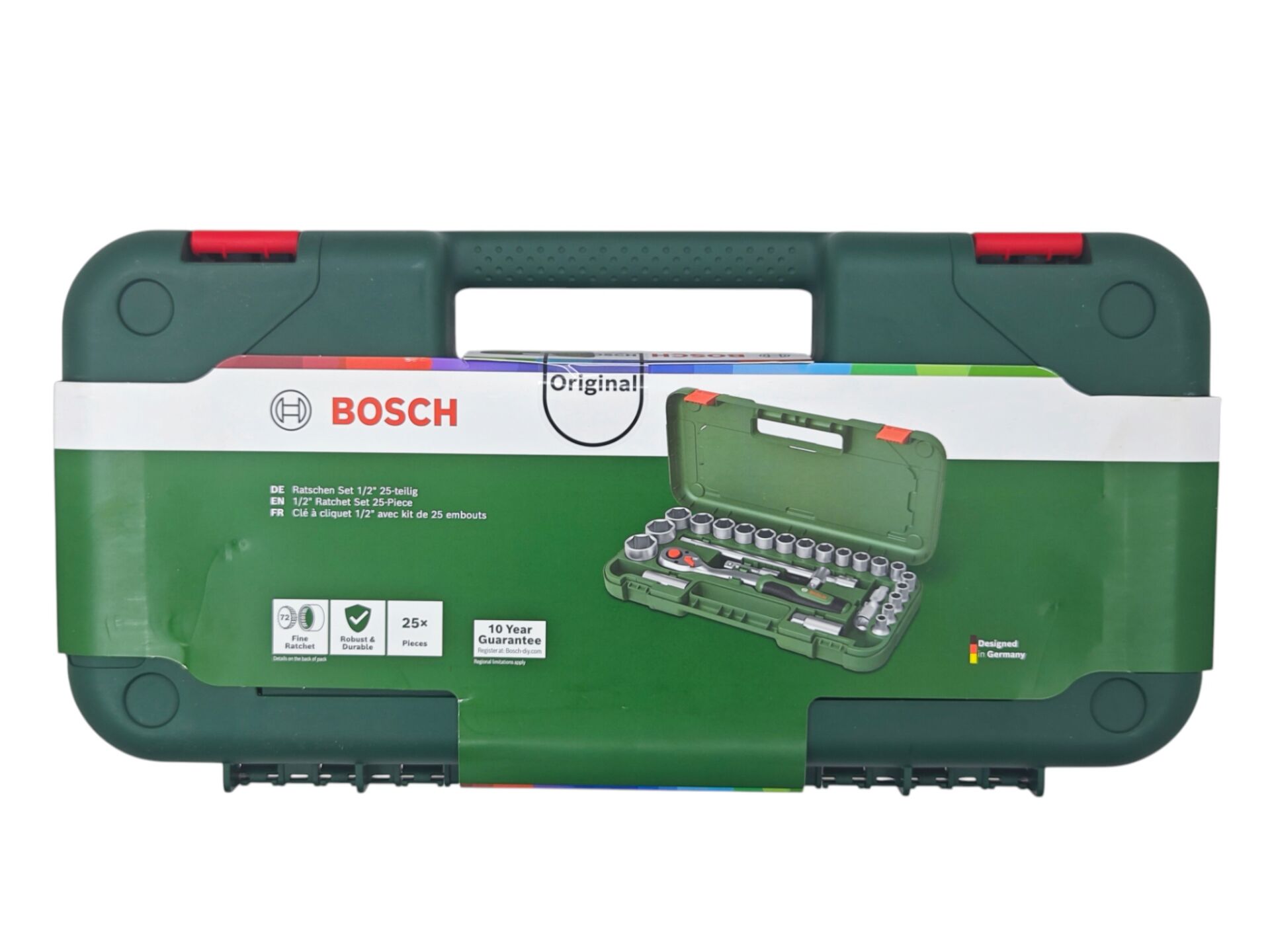 1.600.A02.Z9F   Bosch 1/2 Cırcırlı Lokma Seti 25prç