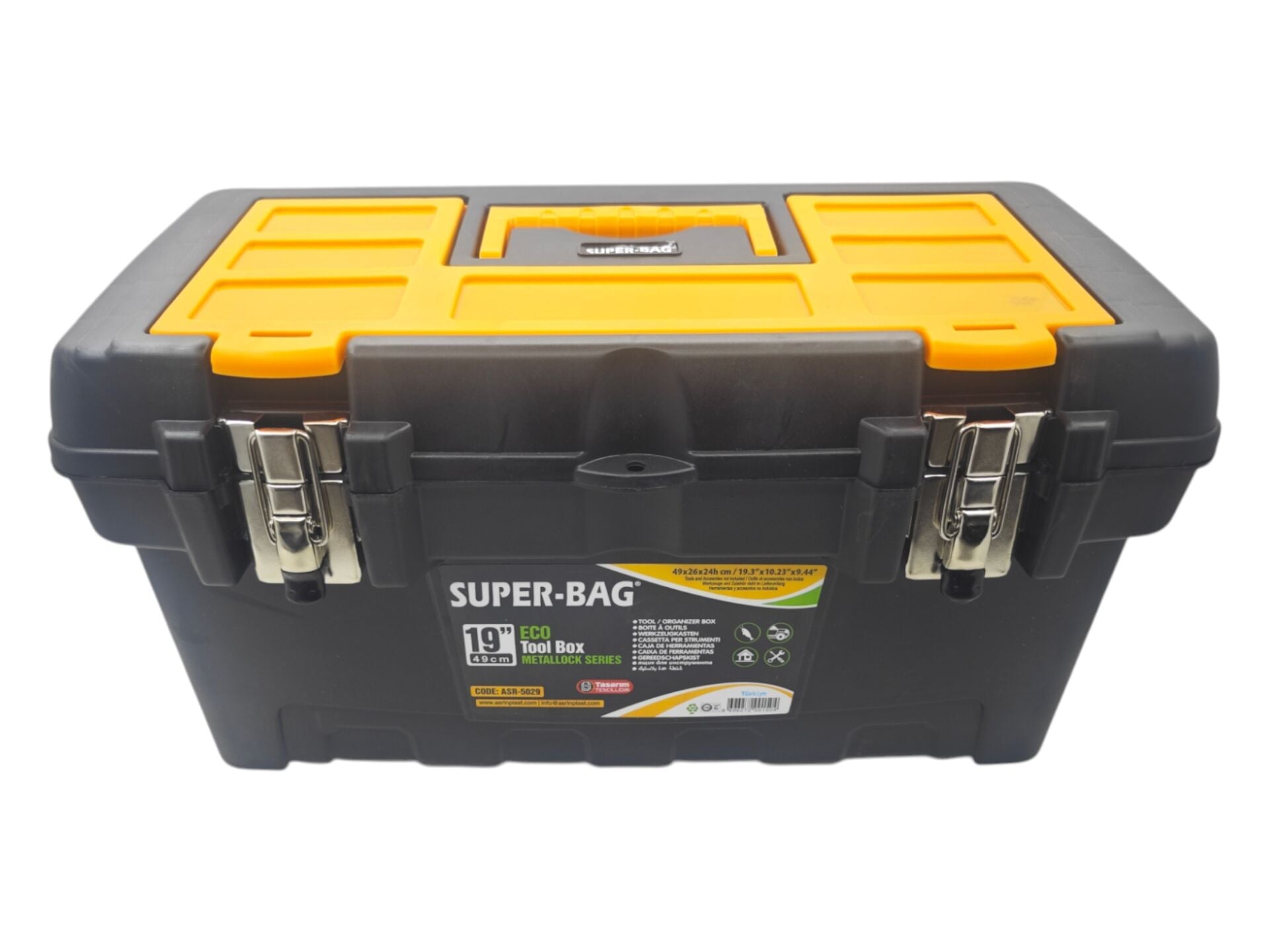ASR-5029   Super-Bag Metal Kilitli Takım Çantası 19''