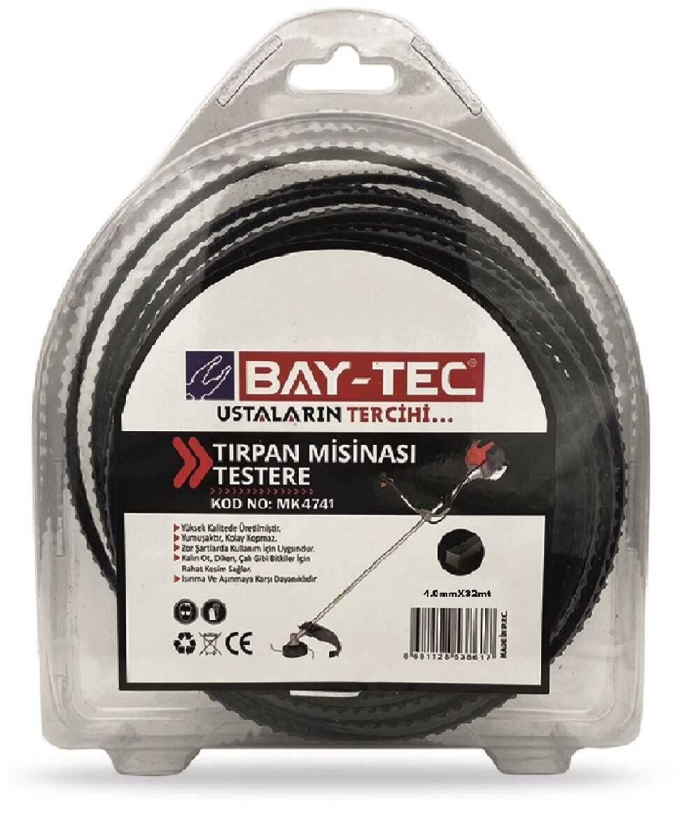 MK4741   Bay-Tec Tırpan Ot Misinası 4.0mm 32m (Testere)