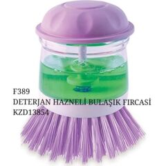F389   Flora Deterjan Hazneli Bulaşık Fırçası