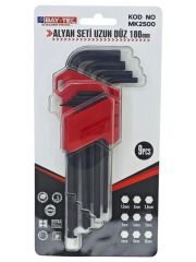 MK2500   Bay-Tec Düz Alyan Seti 180mm - Uzun