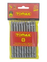 T-0220   Tomax Yıldız Bits Uç PH 2 100mm - Köşeli