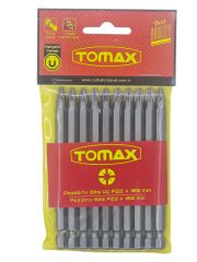 T-0231   Tomax Yıldız Bits Uç PZ 2 100mm - Köşeli