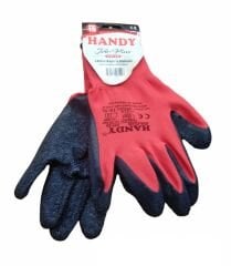 HN-35   Handy Jop-Plus Kırmızı/Siyah Eldiven 10''