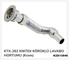 13946   Krom Körüklü Lavabo Sifonu