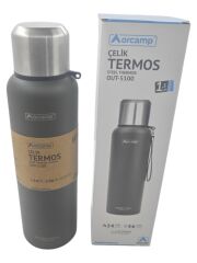 OUT-5100   Orcamp Bardak Kapaklı Çelik Termos 1500ml
