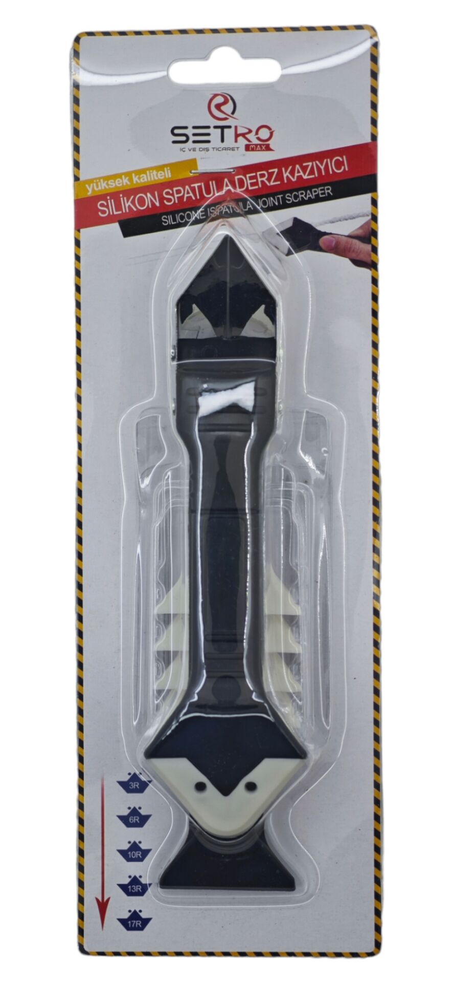 Str-0044   Setro Silikon Spatula Ve Derz Kazıyıcı