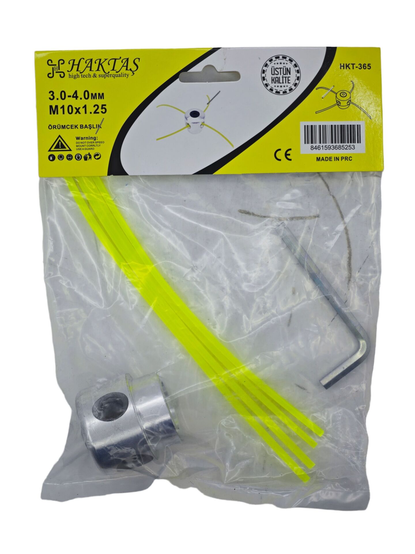 Hkt-365   Haktaş Yekpare Örümcek Tırpan Başlığı 4lü - Tek Vidalı