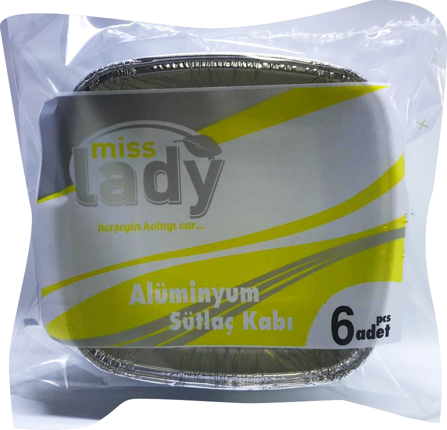 7047   Miss Lady Alüminyum Sütlaç Kasesi 6Lı
