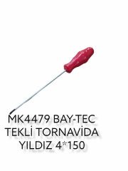 Mk4479   Bay-Tec Tekli Tornavida 4*150 (Yıldız)