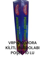 Vrp-210   Viora Kilitli Buzdolabı Poşeti 10Lu - Büyük