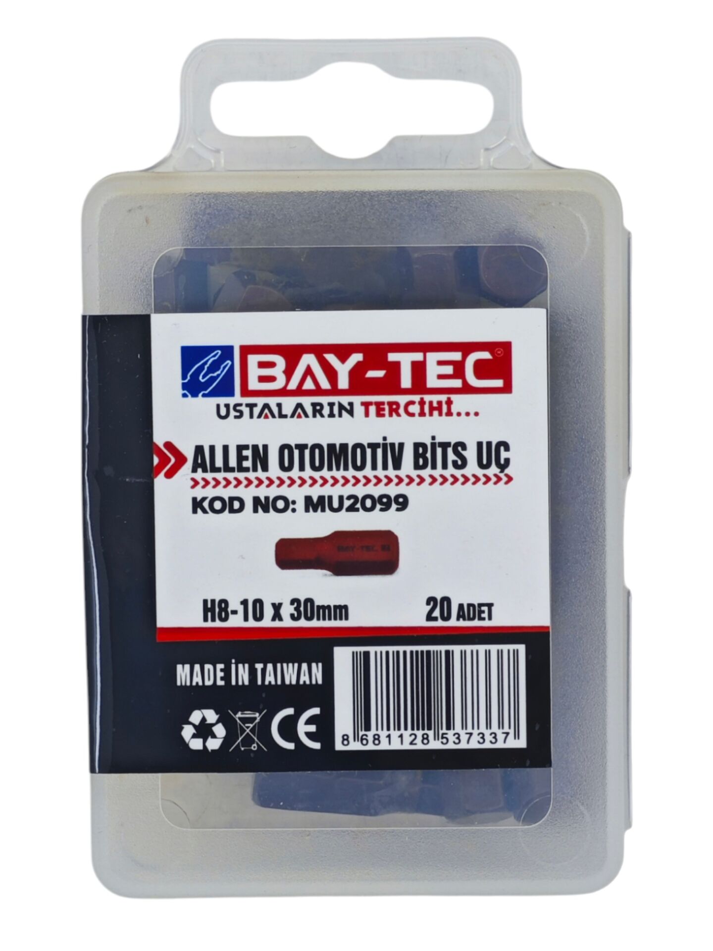 MU2099   Bay-Tec Allen Otomotiv Bits Uc H8-10*30mm