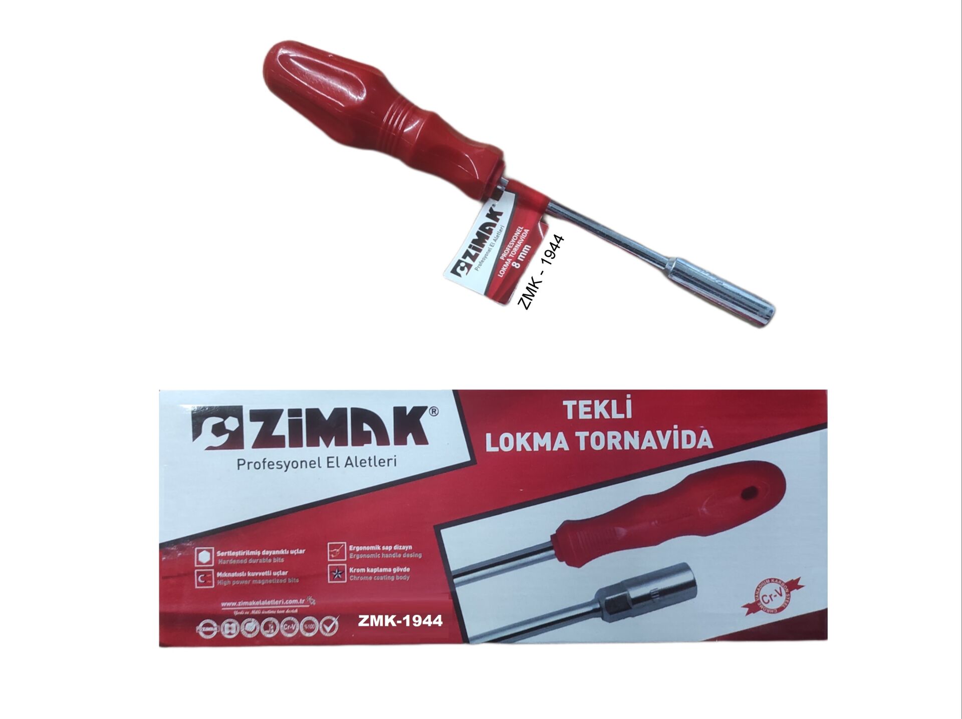 Zmk-1944   Zimak  Lokma Tornavida 8Mm