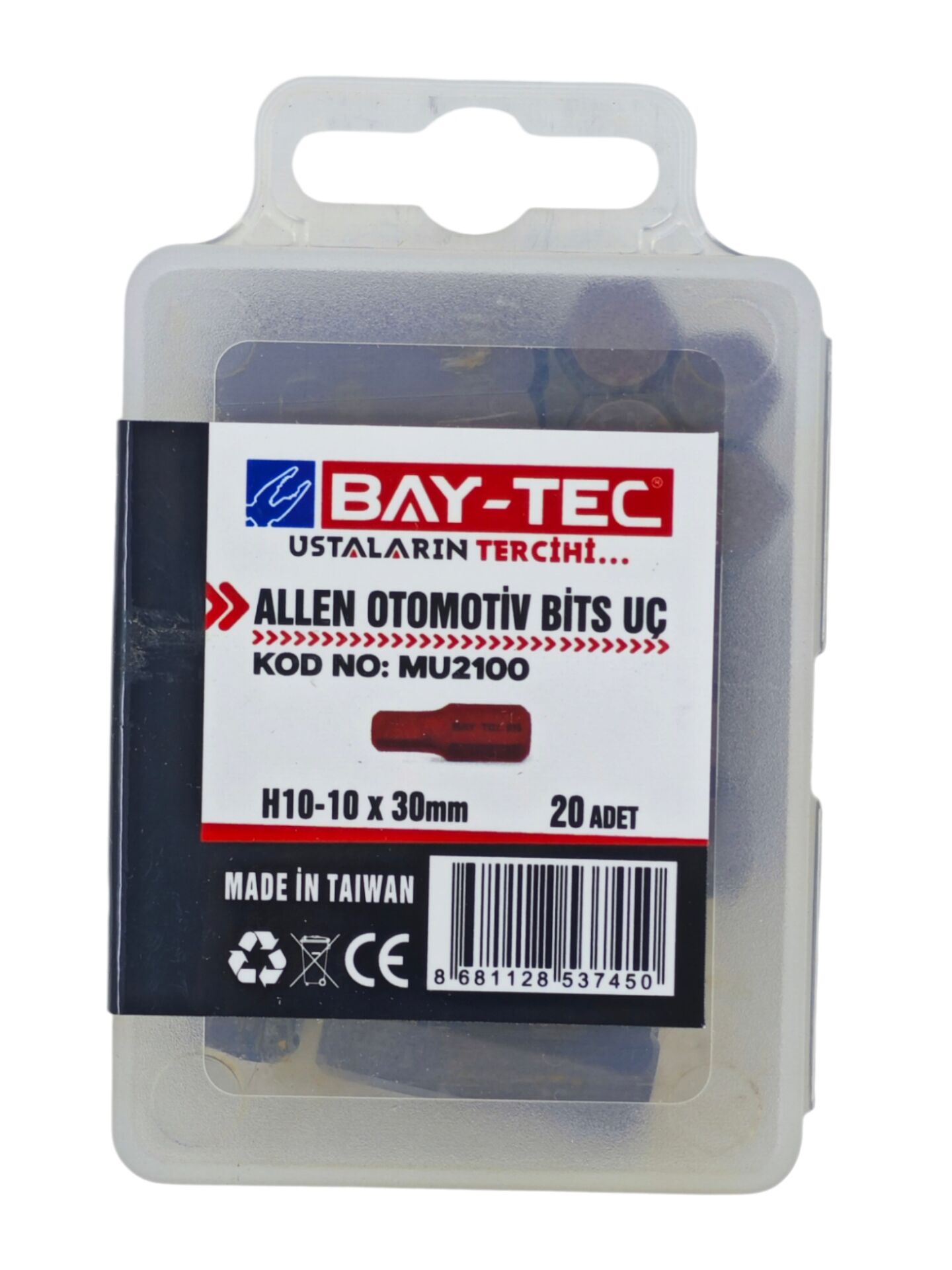 MU2100   Bay-Tec Allen Otomotiv Bits Uc H10-10*30mm