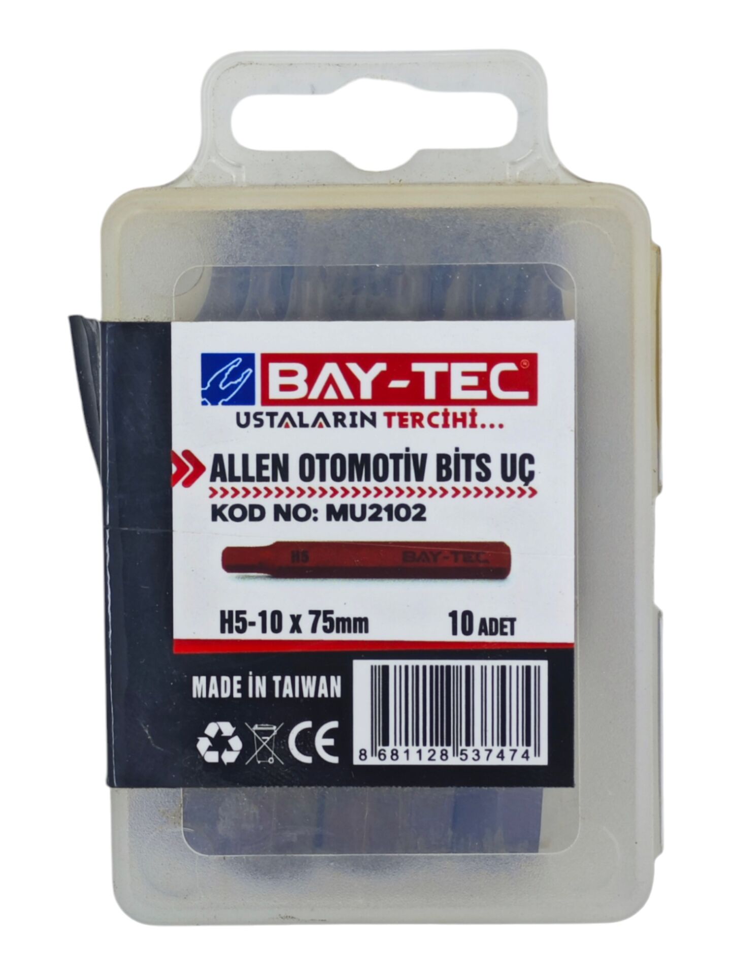 MU2102   Bay-Tec Allen Otomotiv Bits Uc H5-10*75mm