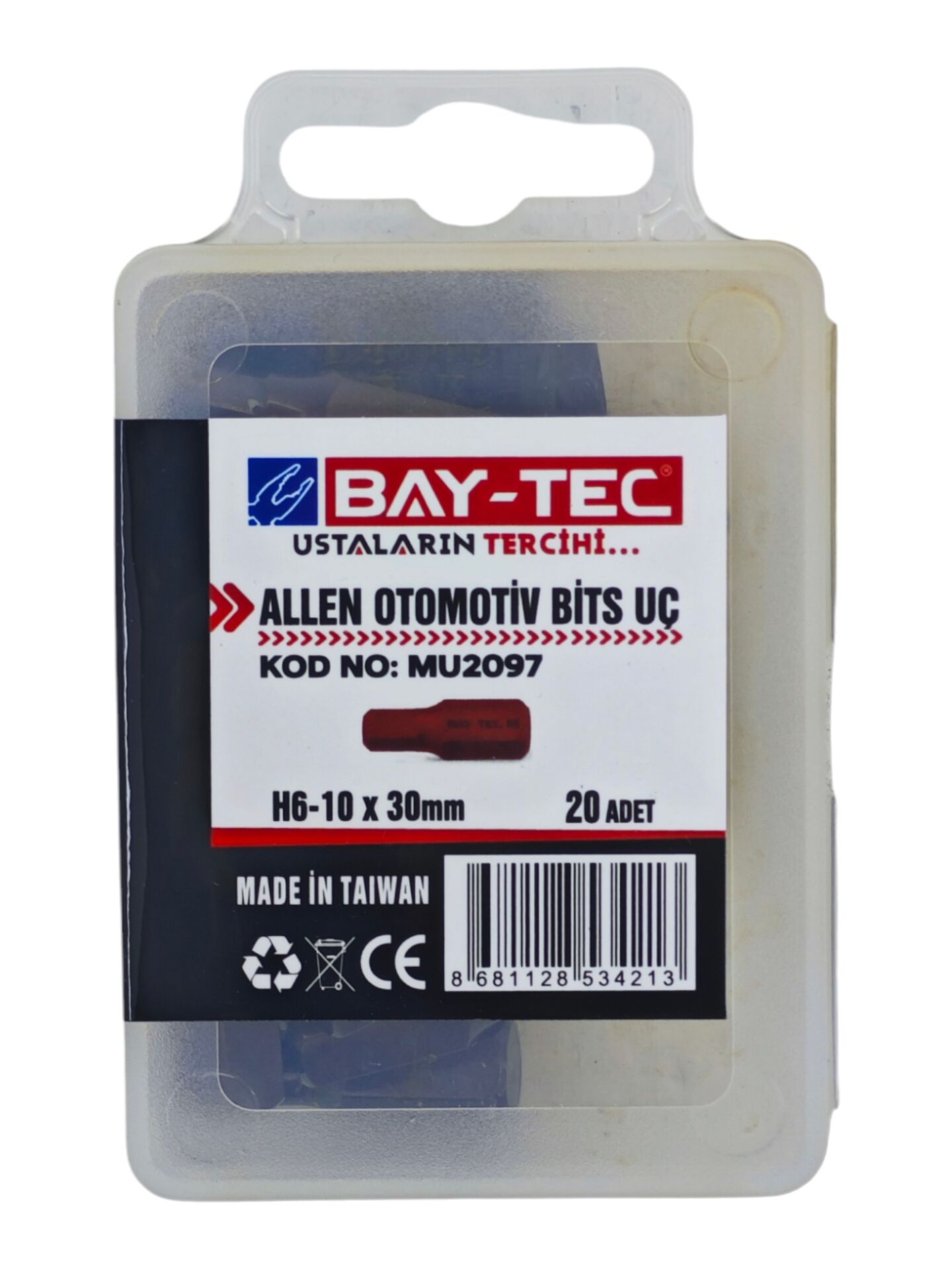 MU2097   Bay-Tec Allen Otomotiv Bits Uc H6-10*30mm