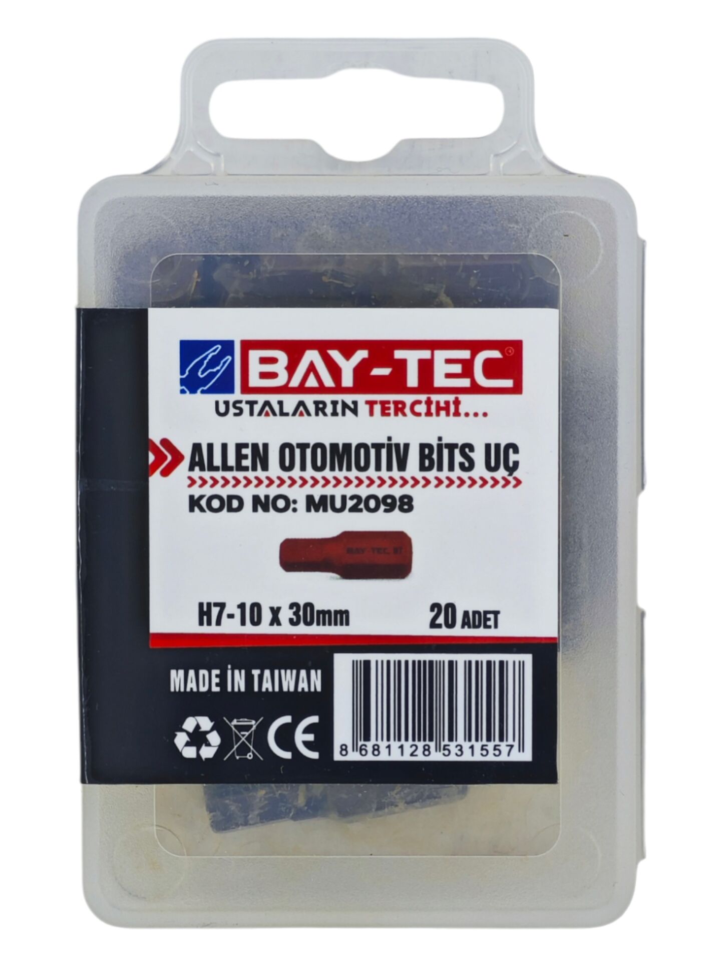 MU2098   Bay-Tec Allen Otomotiv Bits Uc H7-10*30mm