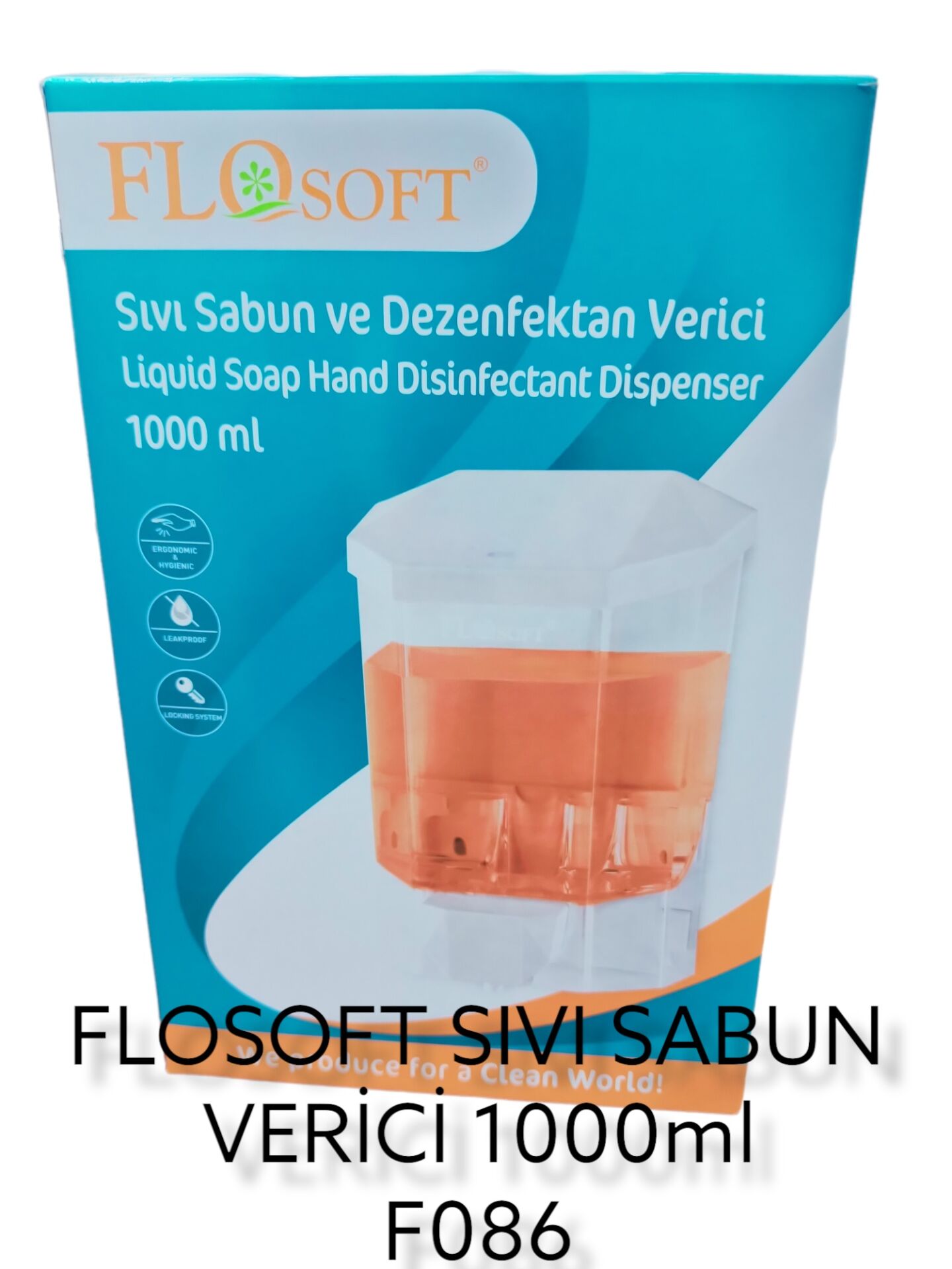 F086   Flora Sıvı Sabun Makinesı 1000ml