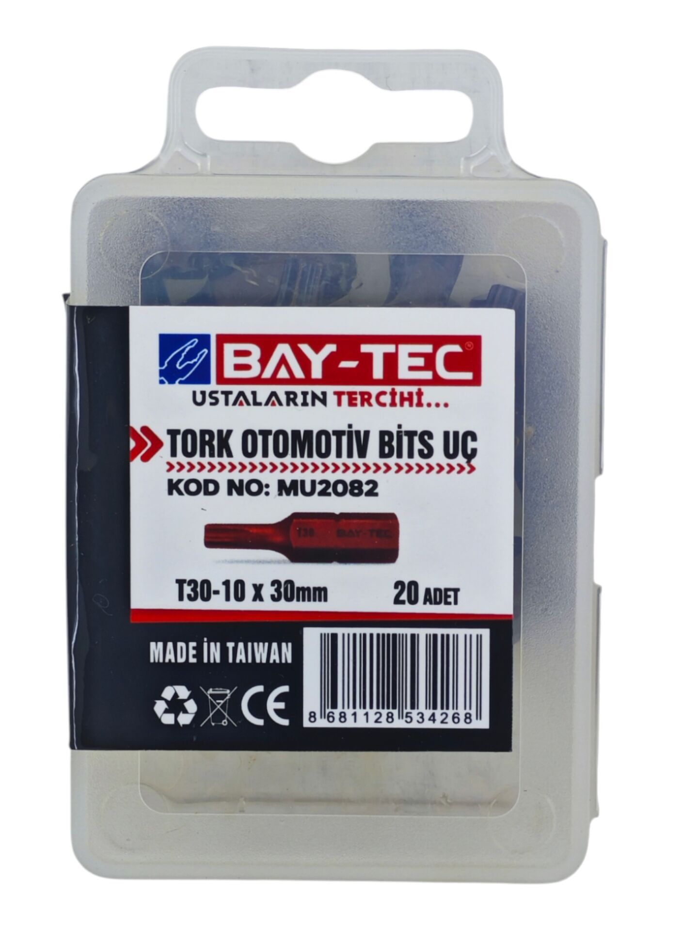 MU2082   Bay-Tec Tork Otomotiv Bits Uç T30-10*30mm