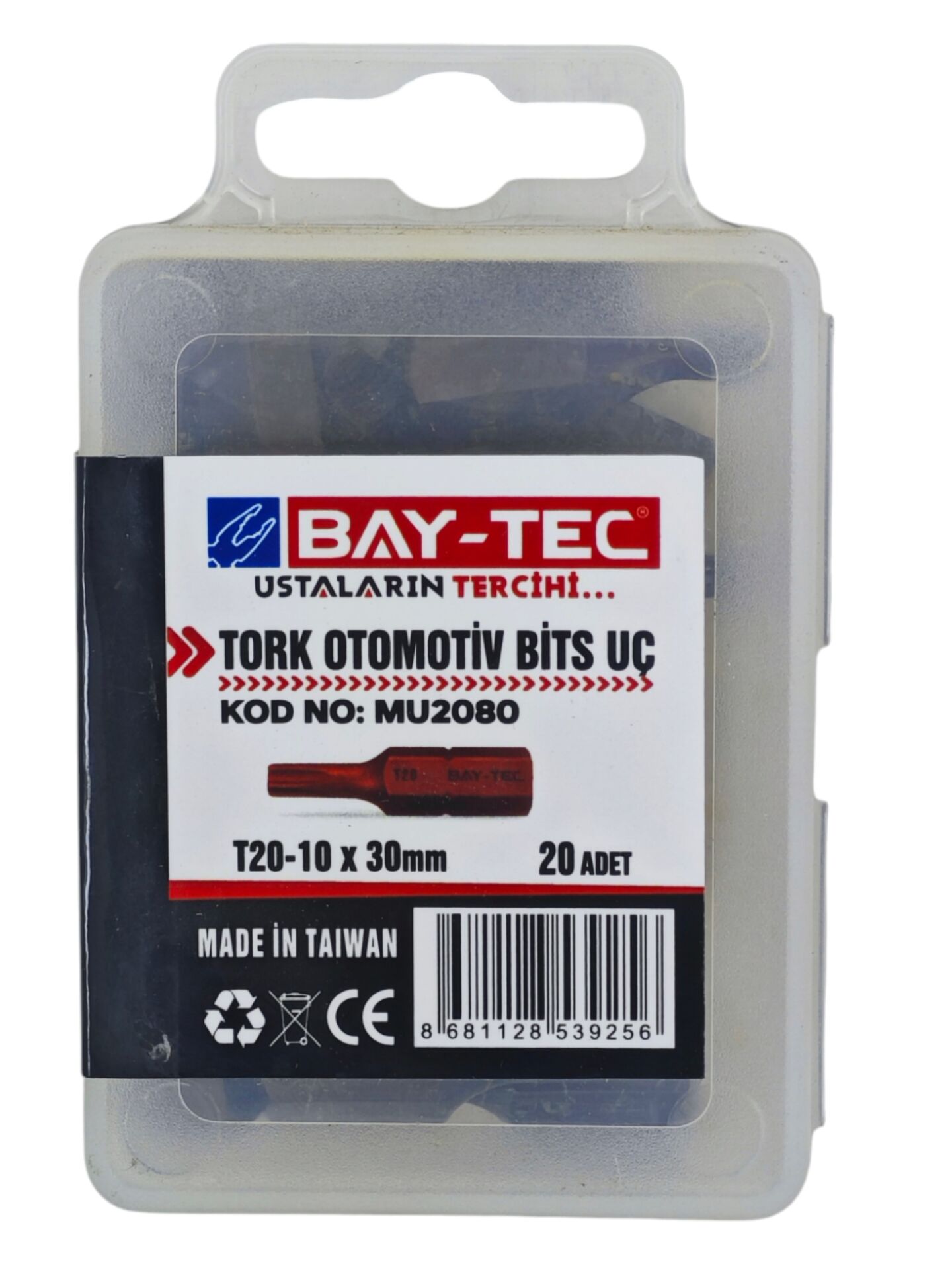 MU2080   Bay-Tec Tork Otomotiv Bits Uç T20-10*30mm