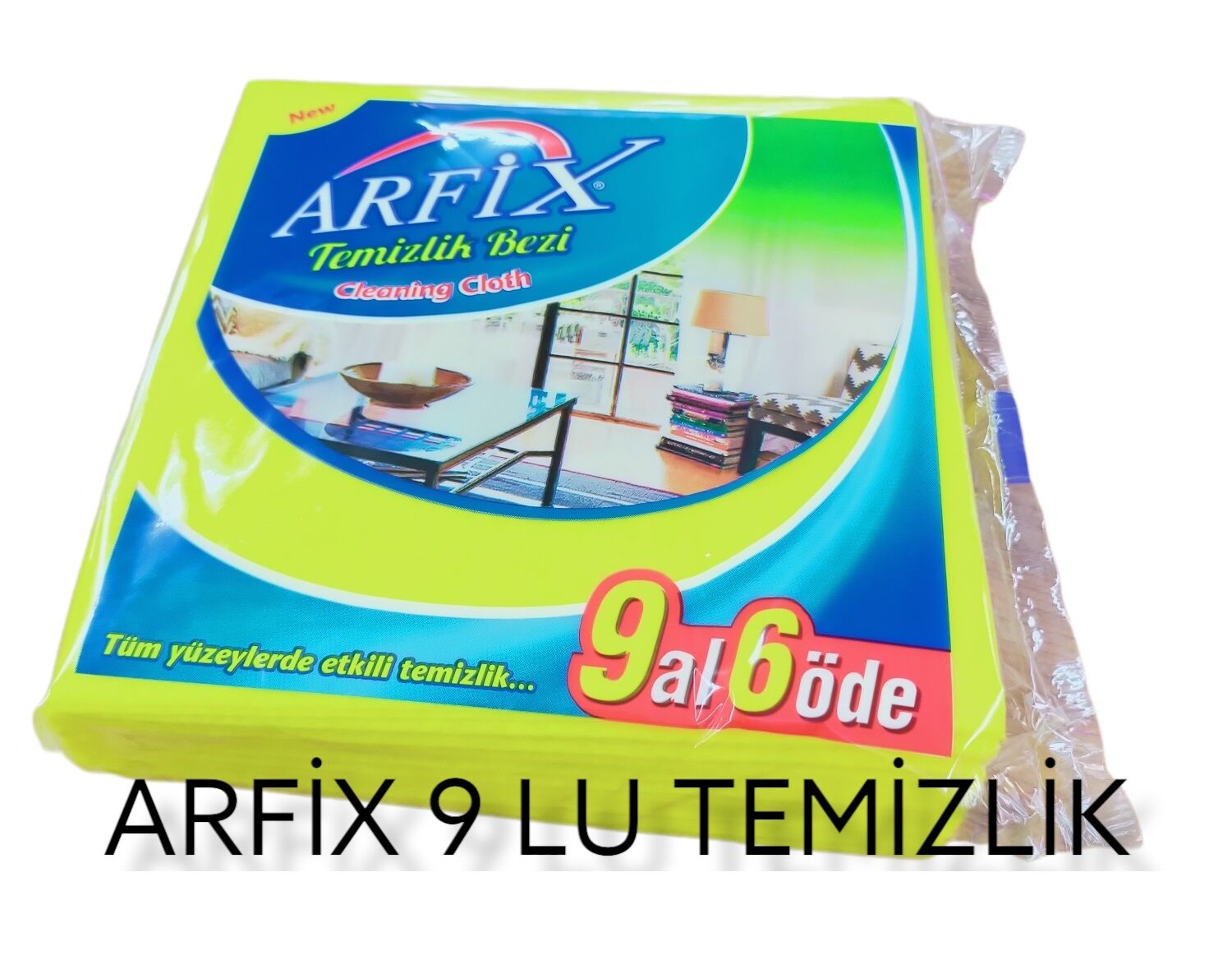 3383   Arfix Temizlik Bezi 9Lu
