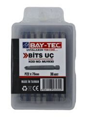 Mu1930   Bay-Tec Kare Pozi Bits Uç Pz2*75Mm