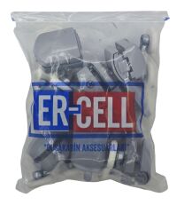 11489   Er-Cell Duşakabin Makara Seti - Plastik