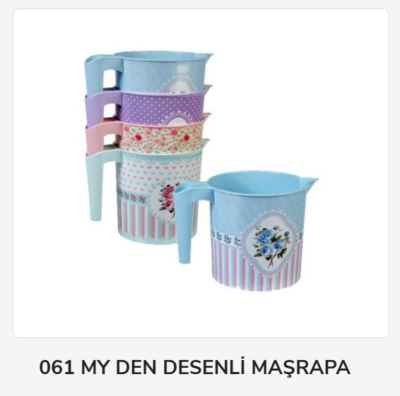 0061   My Den Desenli Maşrapa (Geçmeli)