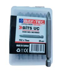 Mu1860   Bay-Tec Yıldız Bits Uç PH2*75Mm