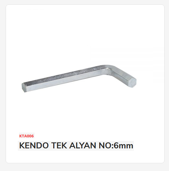12068   Kendo Tek Alyan 6mm