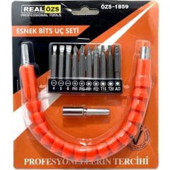 Ozs-1859   Real Özs Esnek Bits Uç Seti 12Prç