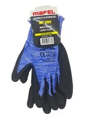 MF 078   Mafel Latex Filex Eldiven 1/2 10'' - Mavi/Siyah