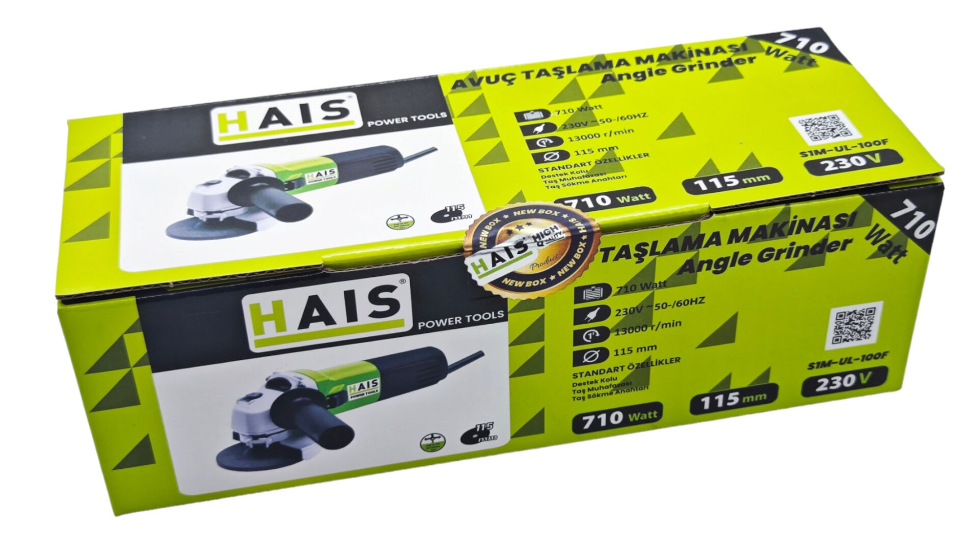 S1M-Ul-100F   Hais Avuç Taşlama Makinesı 710W