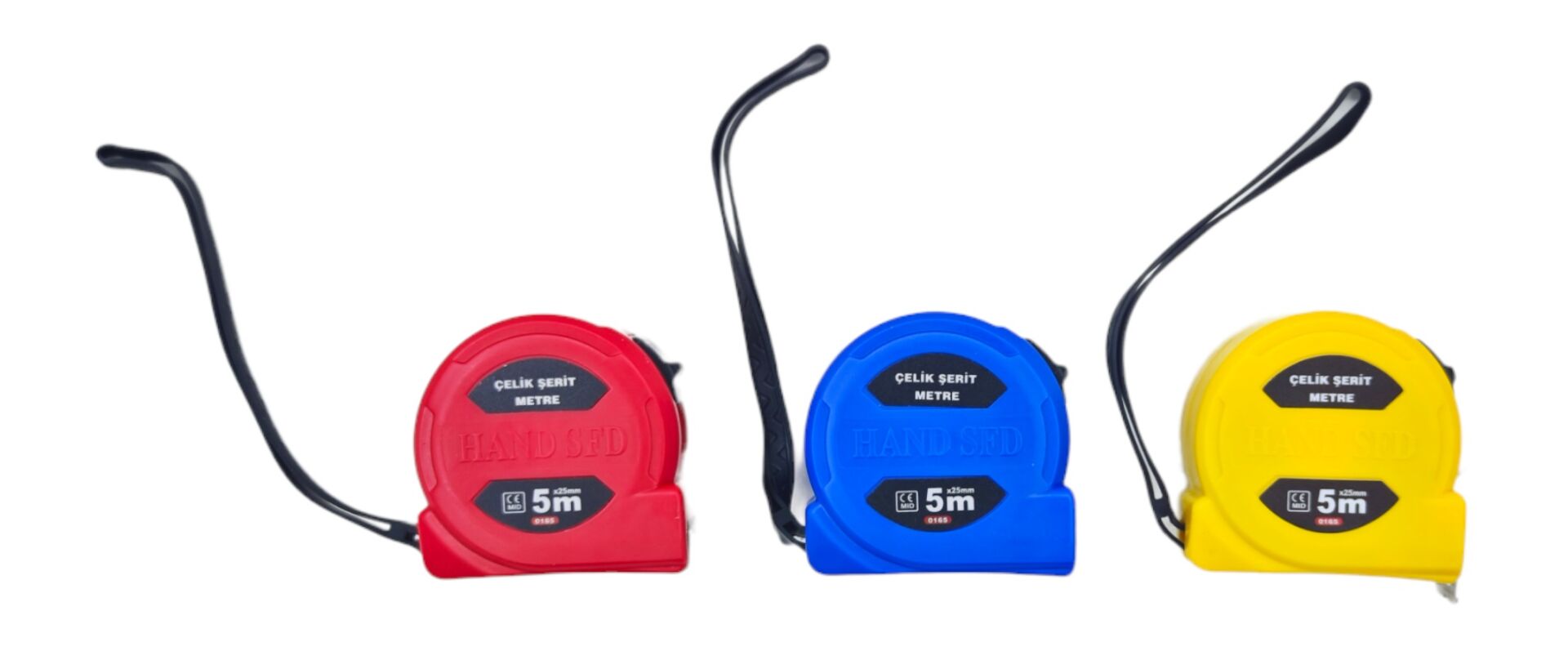 0165   Hand SFD Çelik Şerit Metre 5m*25mm