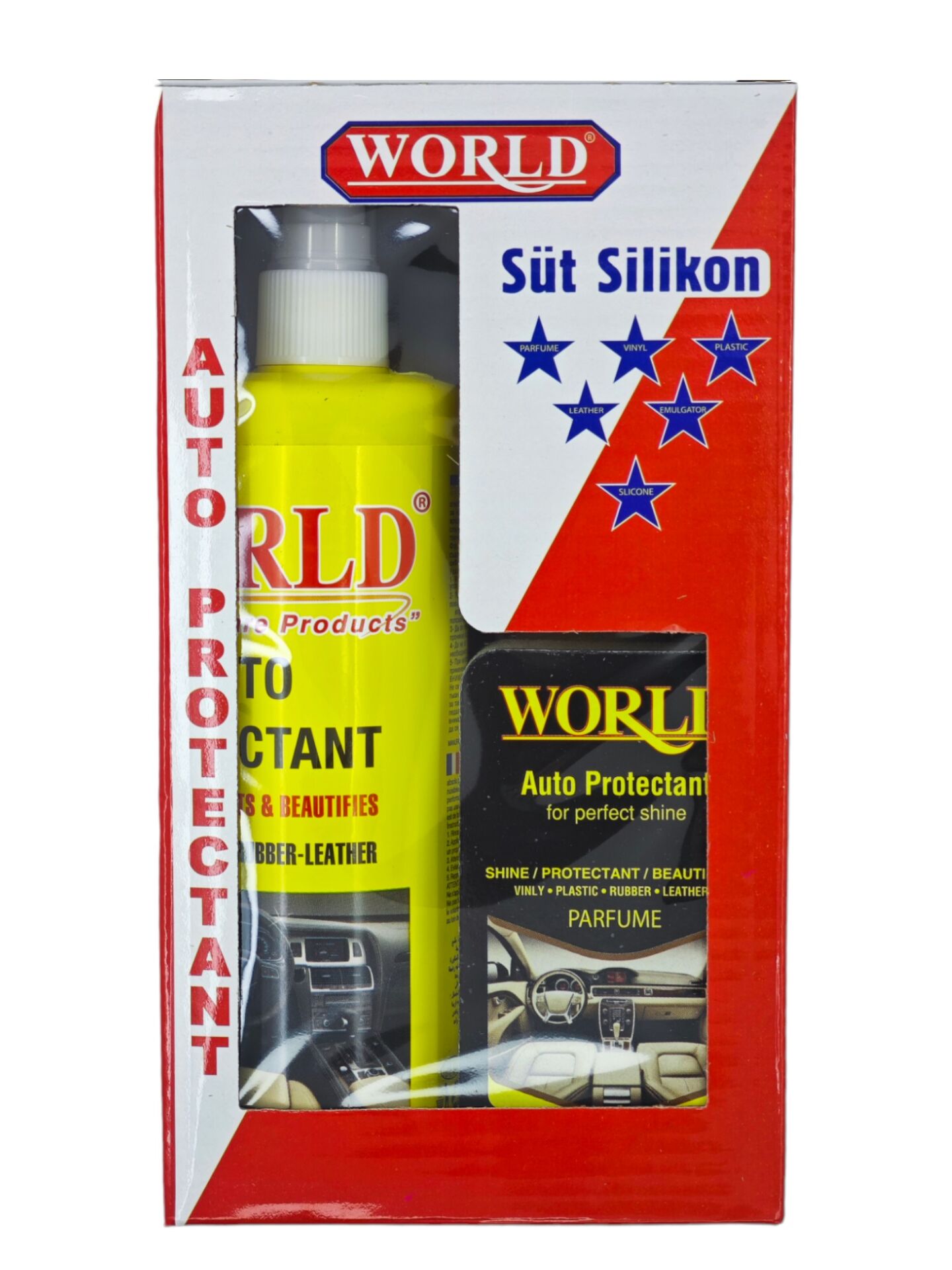 9006   World Parfümlü Oto Süt Silikon 260Ml