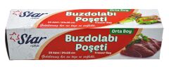5912   Star +Plus Buzdolabı Poşeti 20li 24*38Cm - Orta