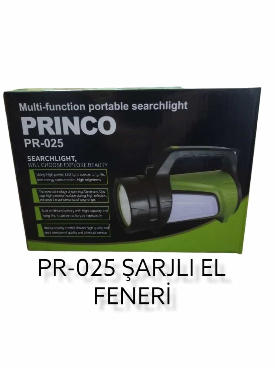Pr-025   Princo Şarjlı Elfeneri